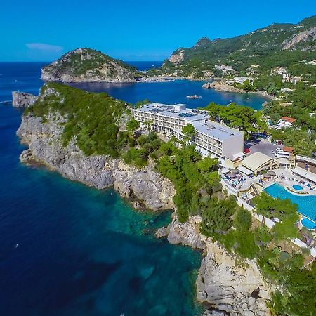 阿克罗蒂里海滩酒店 帕莱欧卡斯提撒 外观 照片 Aerial view of the resort